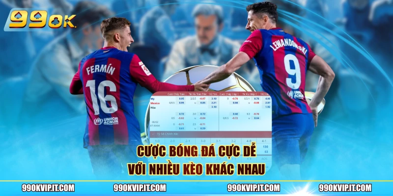 United Gaming 99OK Cược bóng đá cực dễ với nhiều kèo khác nhau